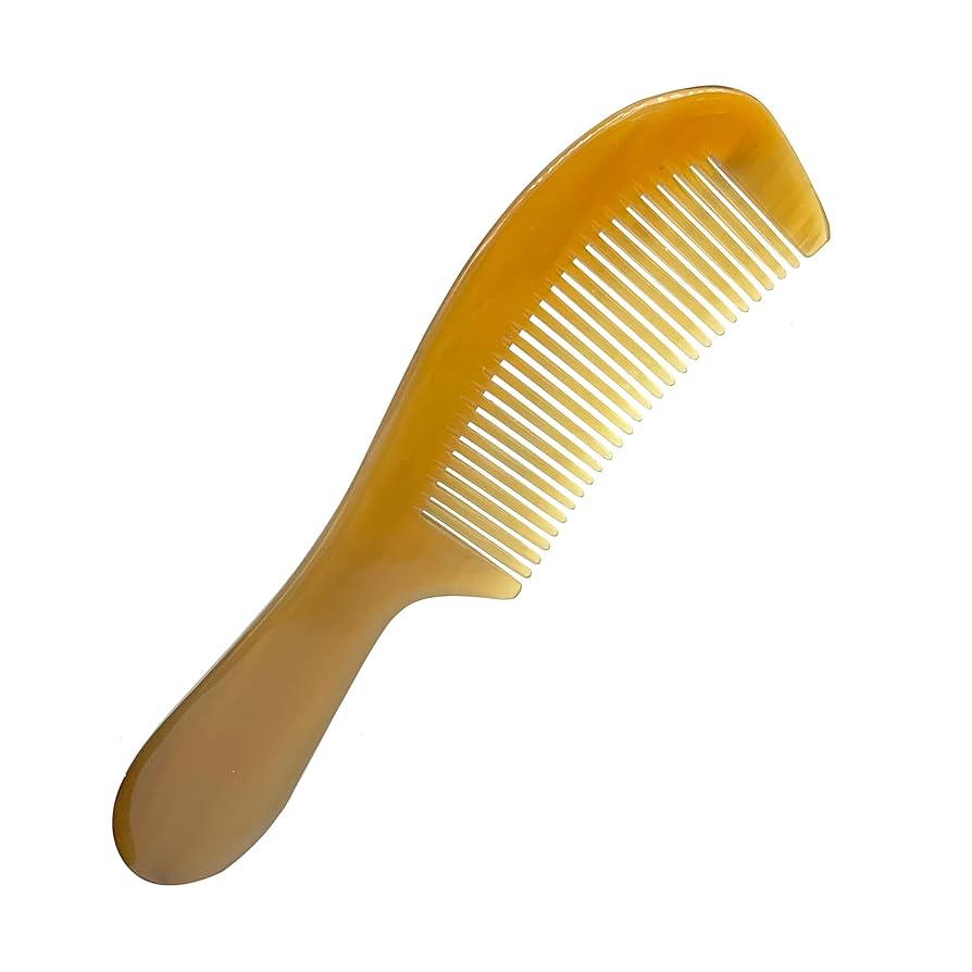 水牛ヘアコーム Amazon | ivymaker ヘアコーム 櫛 天然素材 水牛の角 静電気対策
